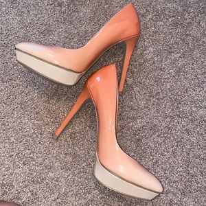 Jessica Simpson Patent Leather Ombré Heels